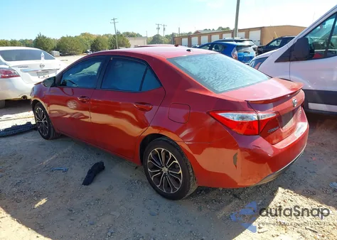 2014 Toyota Corolla S Plus from USA, damaged, VIN 2T1BURHE0EC152049